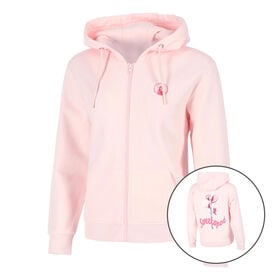 Imagen de Endlessly Flower Zip Sudadera Con Cremallera Mujeres-Rosa,Multicolor