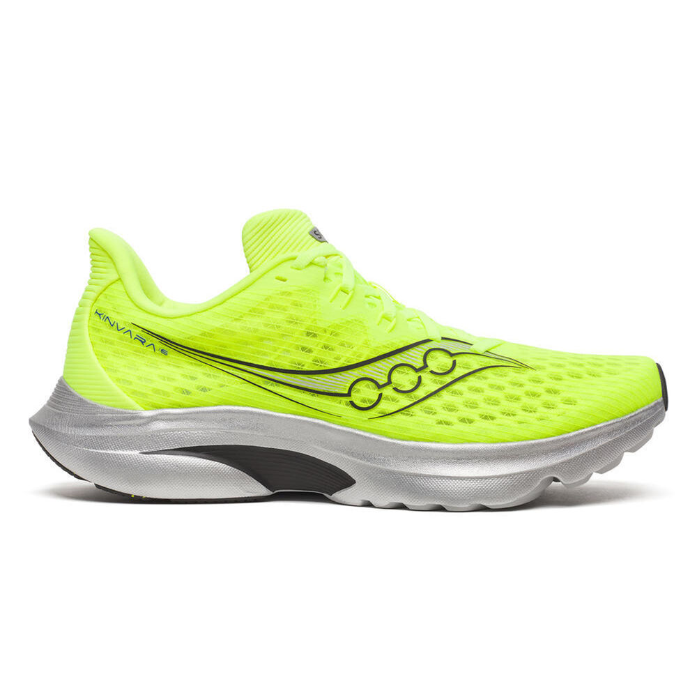 Saucony Kinvara 16 Zapatilla Neutral Hombres - Amarillo Limón, Negro