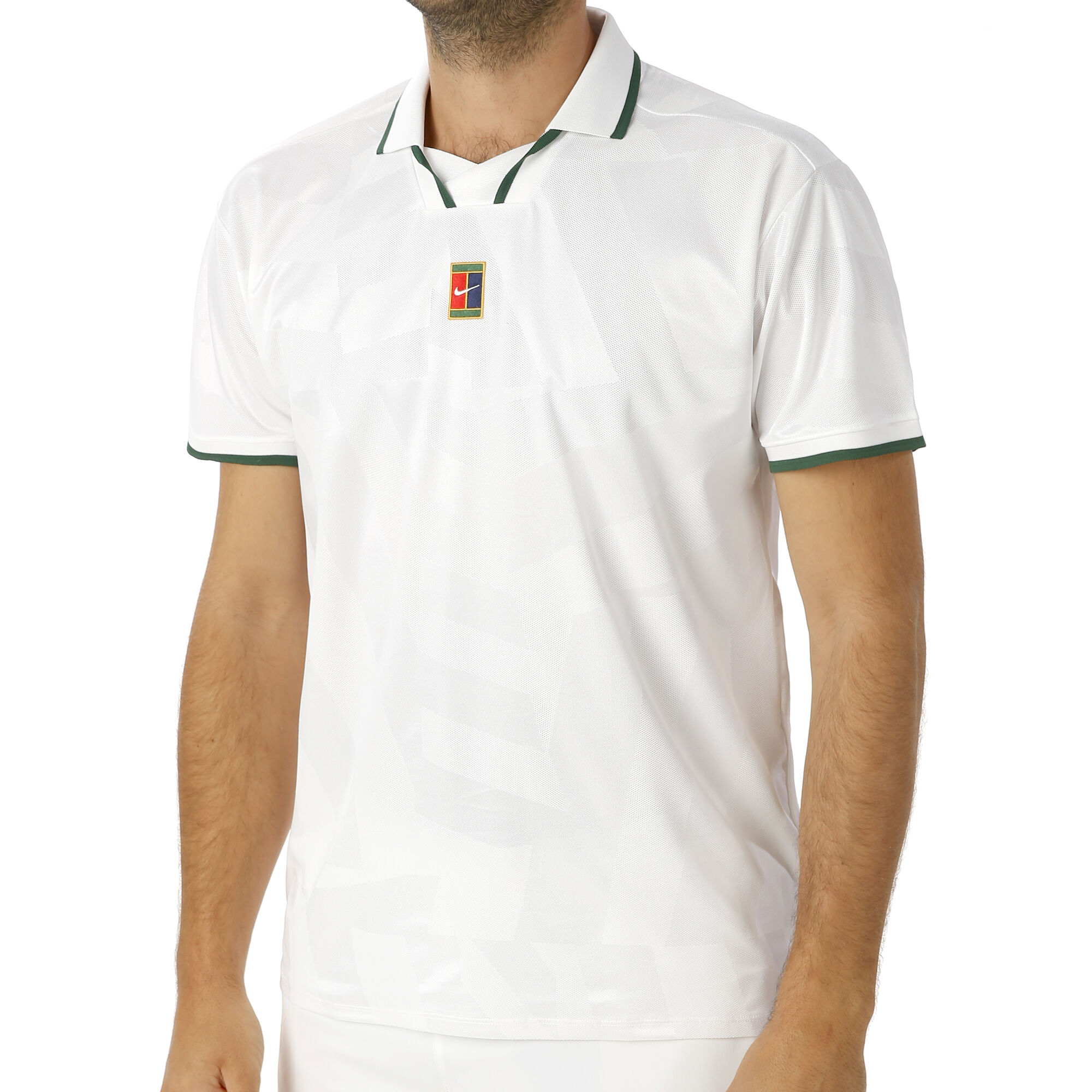 Court Slam Polo Hombres - Blanco, Oscuro compra online | Tennis -Point