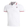 Core Button Piro Polo Hombres-Blanco,Rojo