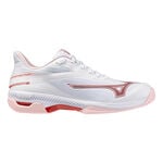 Zapatillas de tenis Mizuno Mizuno Wave Exceed Court Zapatilla todas las superficies Mujeres - blanco, berry