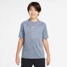 Dri-Fit Multi Heather Camiseta De Manga Corta Ni&ntilde;os-Azul-gris