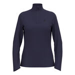 Ropa Odlo Odlo Essential 1/2 Zip Camiseta De Manga Larga Mujeres-Azul Oscuro