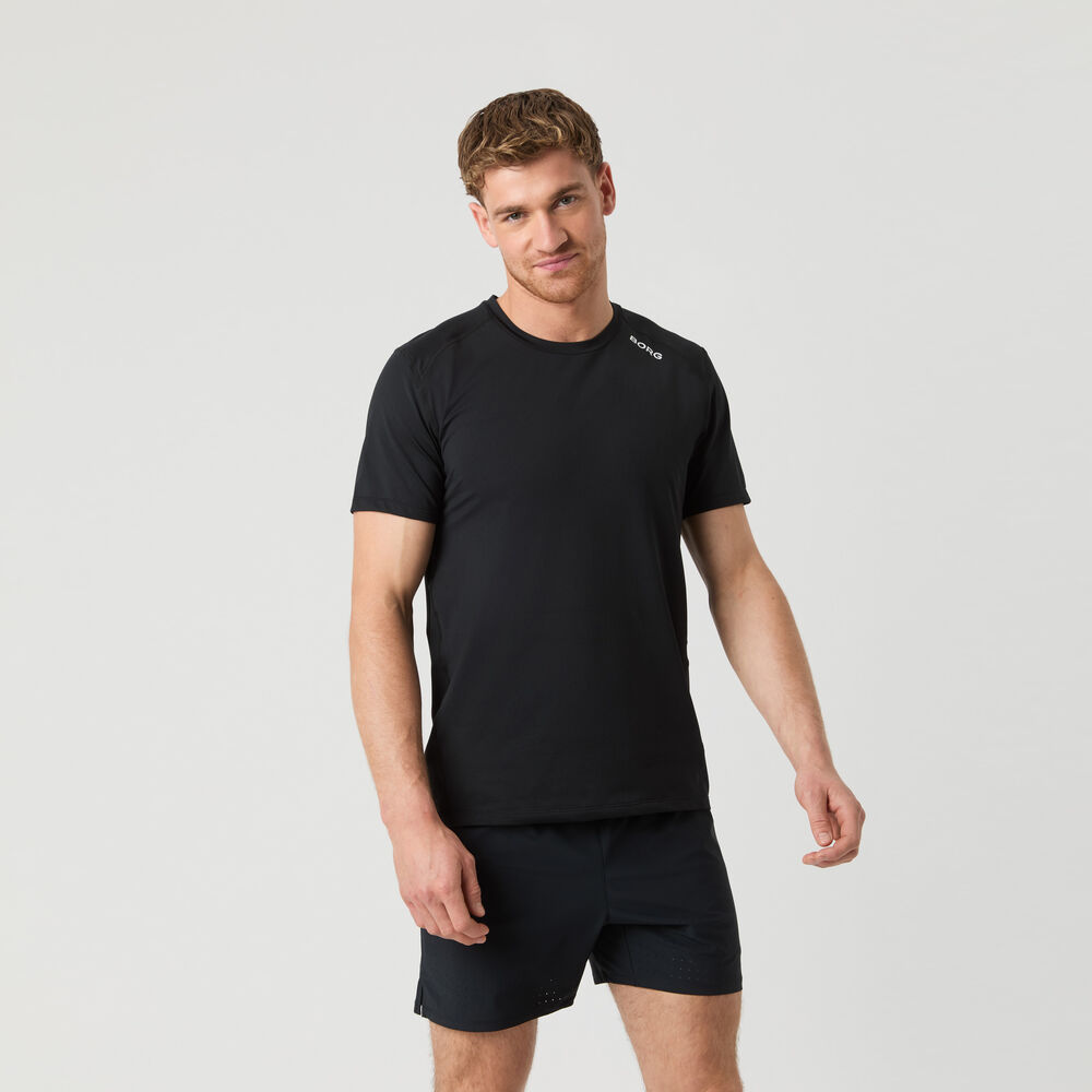 Björn Borg Athletic Camiseta De Manga Corta Hombres - Negro