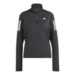 Ropa adidas adidas Own The Run B Half-Zip Longsleeve Camiseta De Manga Larga Mujeres-Negro