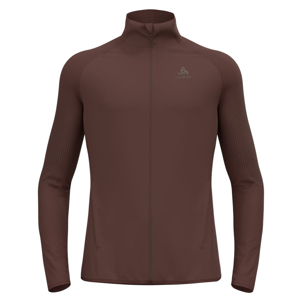 Odlo Zeroweight Warm Hybrid Chaqueta Para Correr Hombres-Marrón