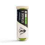 Pelotas De Tenis Dunlop Mini Tennis Stage 1 Grün, 3er