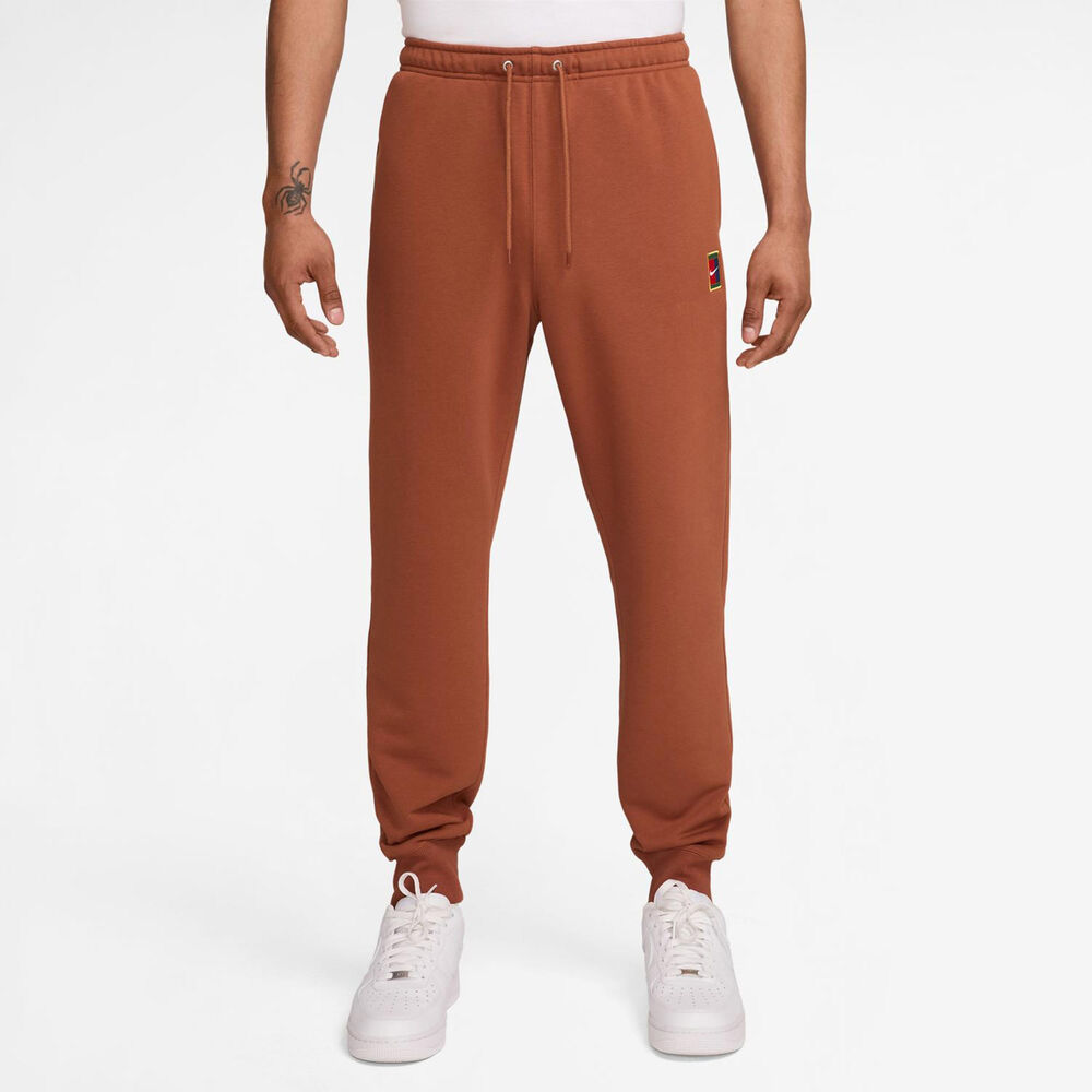 Nike Court Dri-Fit Heritage Fleece Pantalón De Entrenamiento Hombres - Óxido