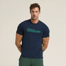 Easy Street Camiseta De Manga Corta Hombres-Azul Oscuro