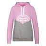 Salia Lifestyle Sudadera Con Capucha Mujeres-Rosa,Gris Claro