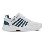 Zapatillas de tenis K-Swiss K-Swiss Court Express 2 Zapatilla Para Pista Cubierta Hombres-Blanco,Color Petróleo