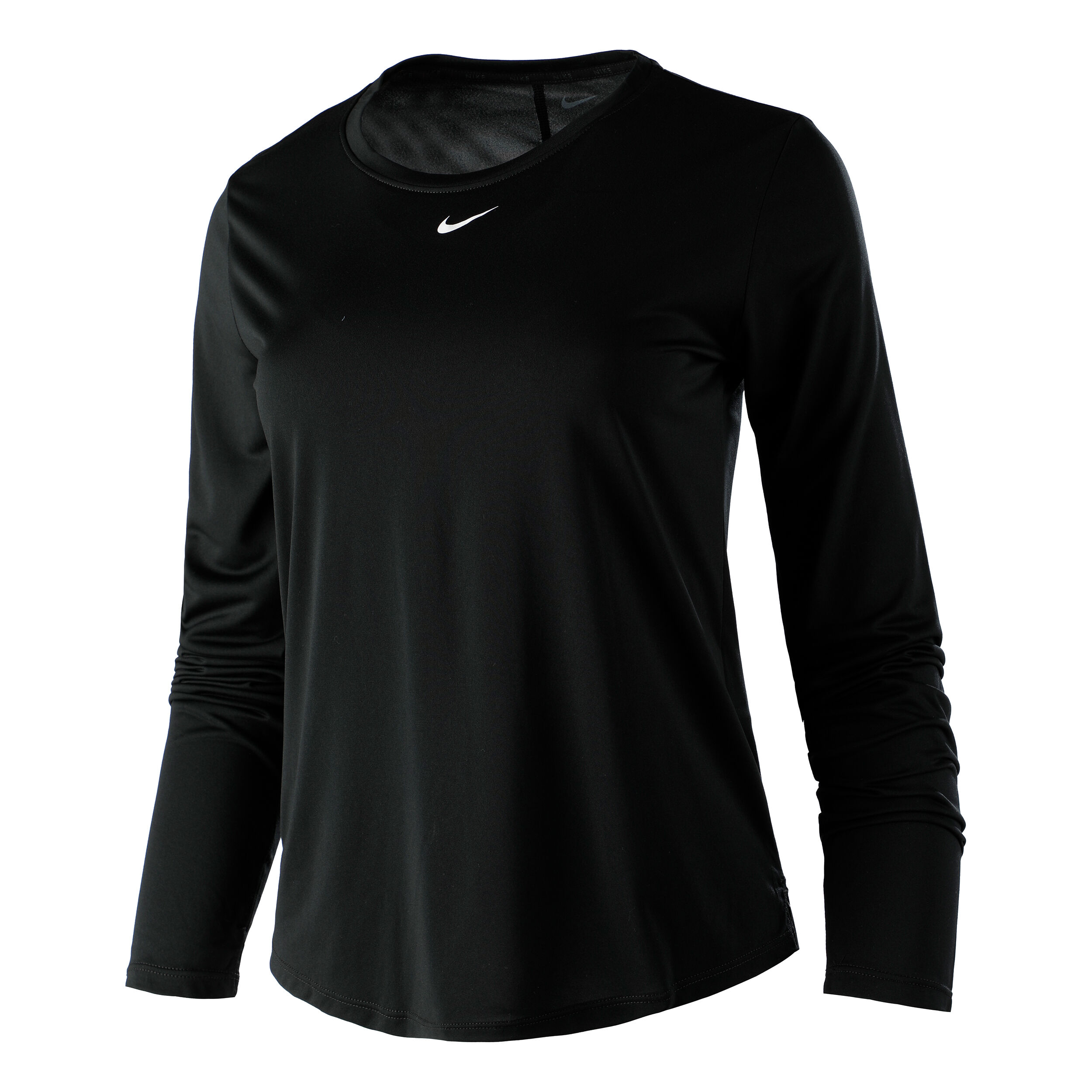 Buy Nike Dri Fit One Standard Fit Camiseta De Manga Larga Mujeres Negro Blanco online Tennis Point ES