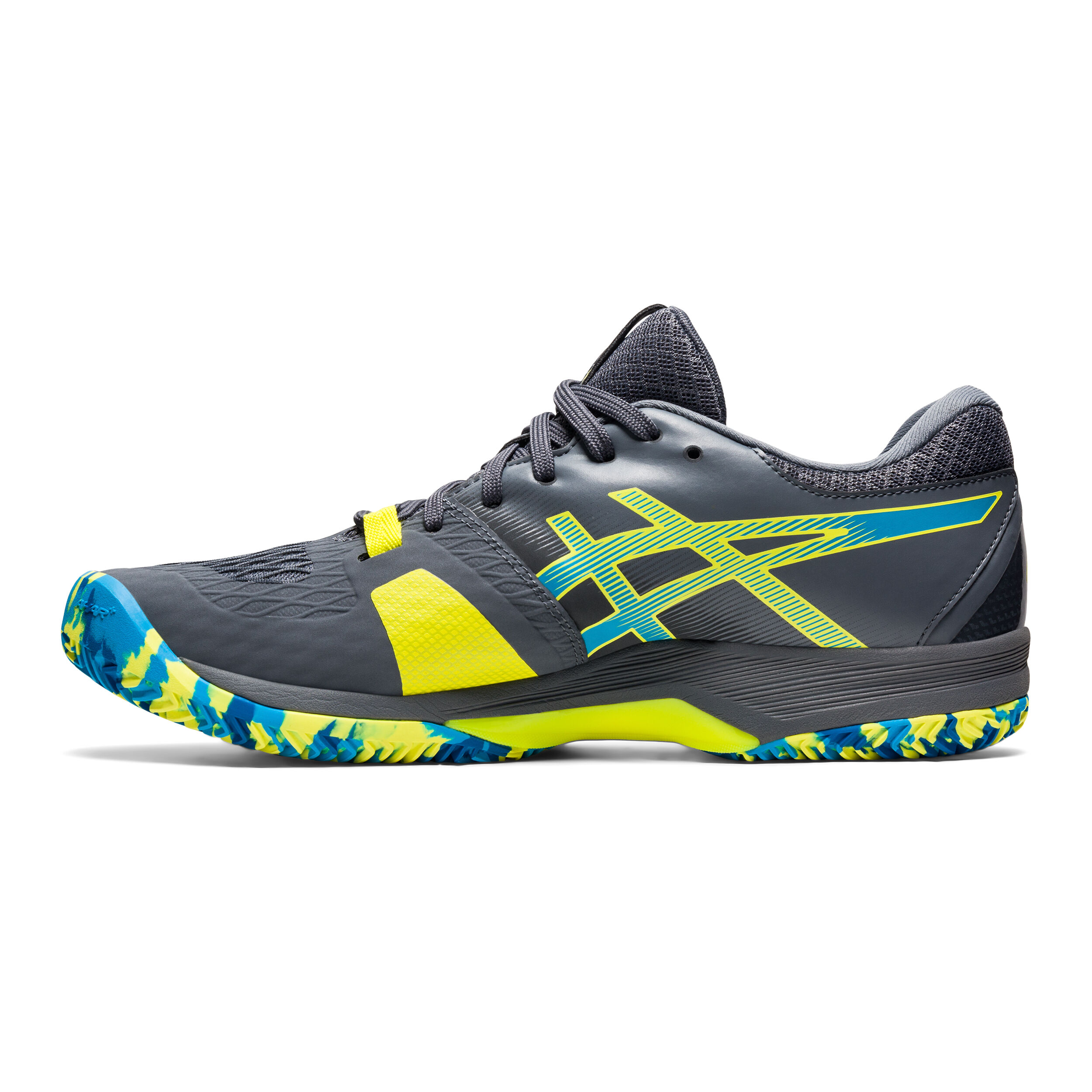 Buy ASICS Lima Padel FF Zapatilla De Padel Hombres Gris Turquesa online Tennis Point ES