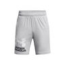 Tech Logo Shorts Chicos-gris, blanco