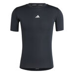 Ropa adidas adidas TechFit Compression Camiseta De Manga Corta Hombres-Negro