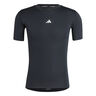 TechFit Compression Camiseta De Manga Corta Hombres-Negro