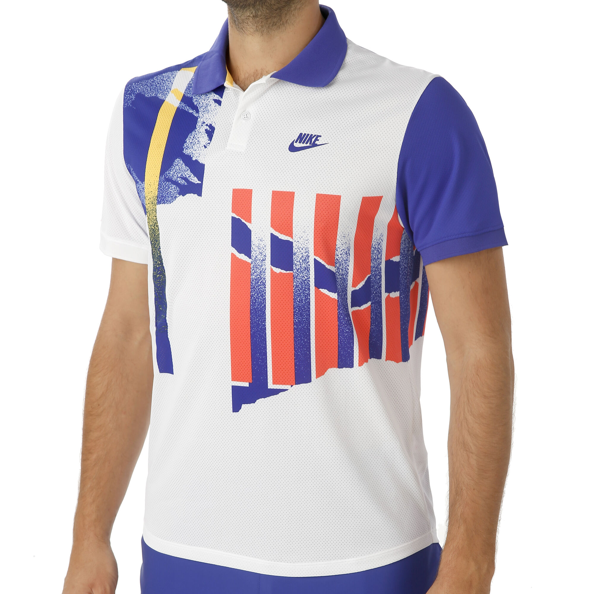 Minero delicado Norteamérica Nike Court Advantage Polo Hombres - Blanco, Multicolor compra online |  Tennis-Point