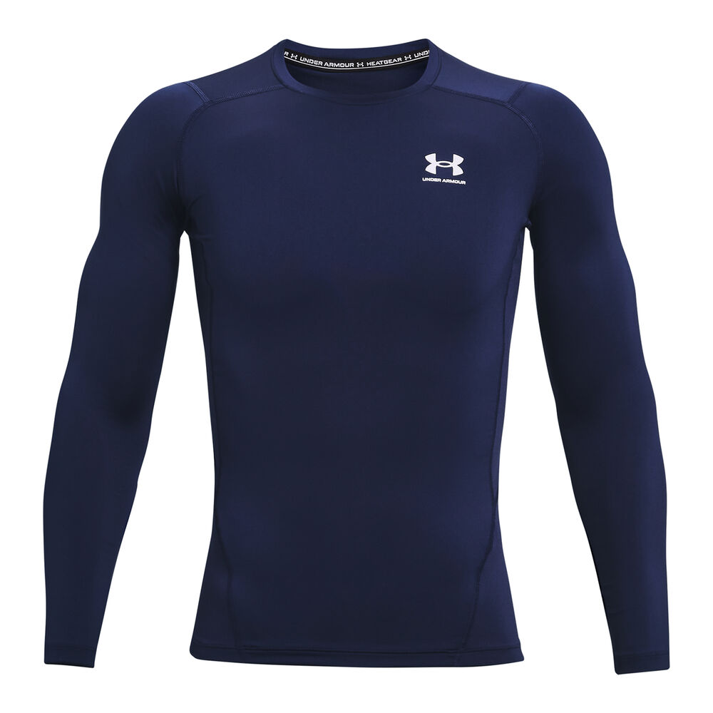 Under Armour Heatgear Comp Camiseta De Manga Larga Hombres - Azul Oscuro