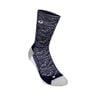 Performance Run Crew Calcetines Para Correr-Azul,Gris