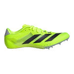 Zapatillas para correr adidas adidas Sprintstar Spikes Unisex-verde ne&oacute;n, negro