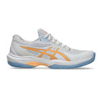 Zapatillas de pádel ASICS ASICS Game FF Zapatilla De Pádel Mujeres-Blanco,Naranja