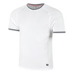 Ropa Wilson Wilson Court Performance Crew Camiseta De Manga Corta Hombres-Blanco