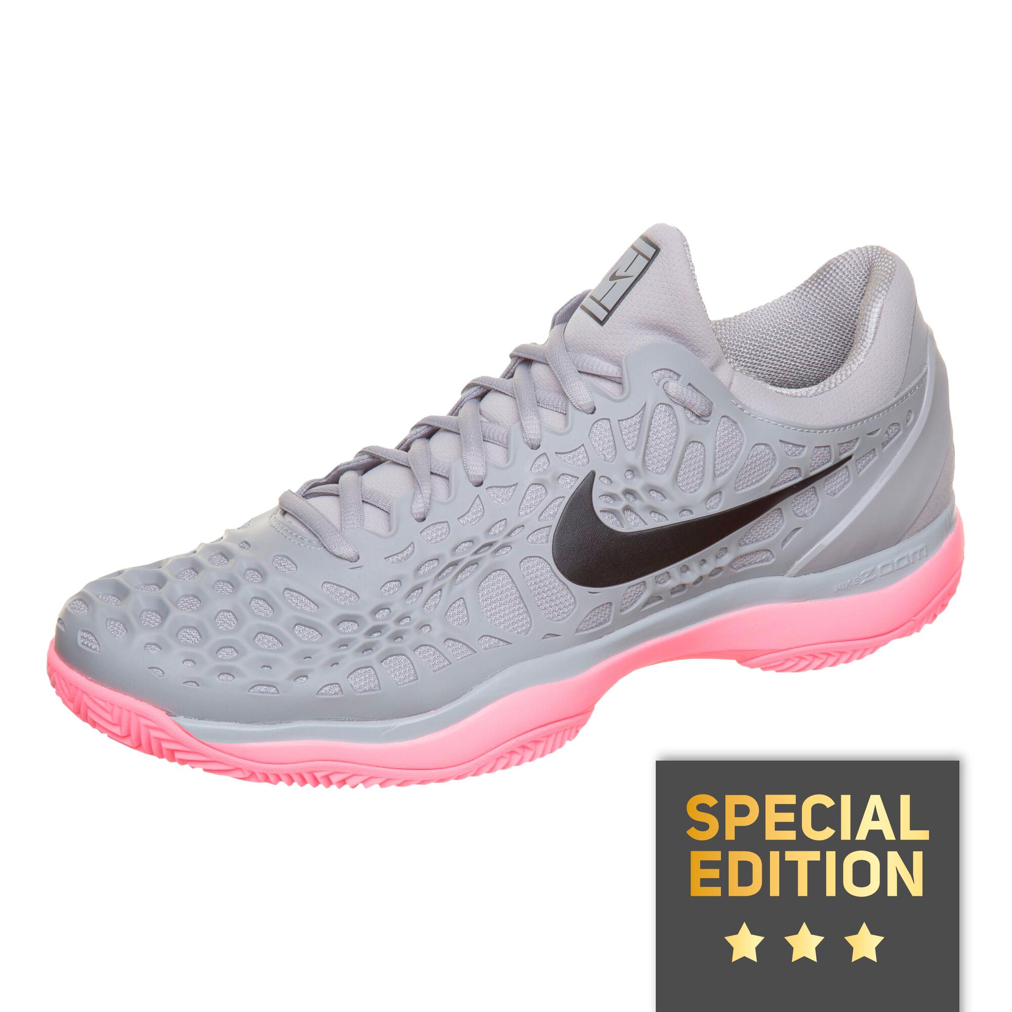 Nike Cage 3 Clay Zapatilla Tierra Edición Especial Hombres - Gris, Rosa compra online