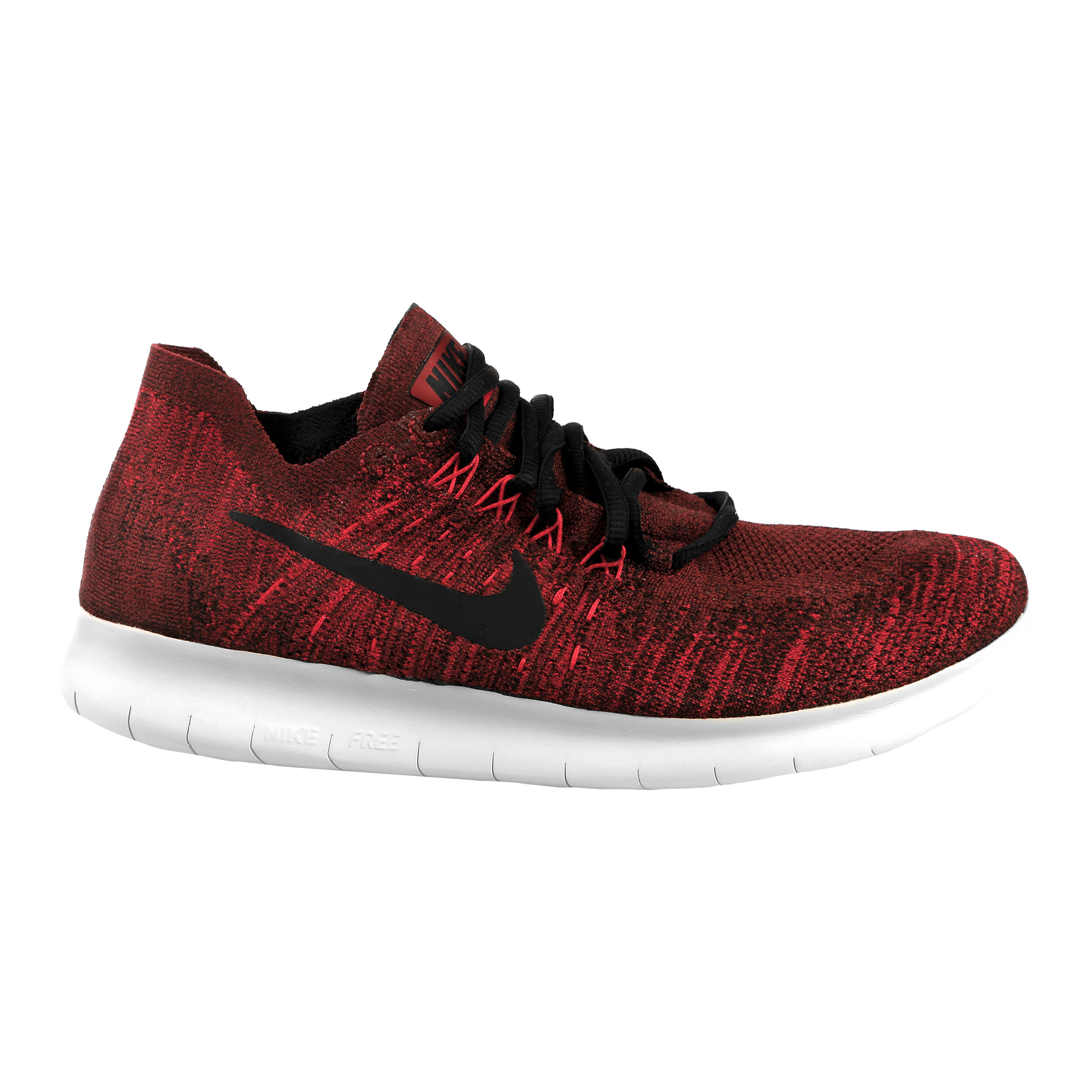 Buy Nike Free Run Flyknit 2017 Zapatilla De Entrenamiento Hombres Rojo Oscuro Gris Oscuro online Tennis Point ES