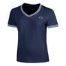 Agasini Camiseta De Manga Corta Mujeres-Azul Oscuro