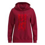 Ropa De Tenis BIDI BADU Protected Leafs Chill Hoody - bordeaux