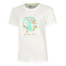 Wild Sketchy Camiseta De Manga Corta Mujeres-Blanco,Multicolor
