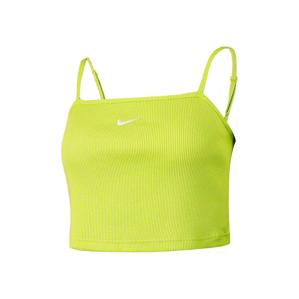 Nike Sportswear Essential Rib Camiseta de tirantes Mujeres - amarillo,
