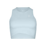 Ropa On On Court Crop Camiseta De Tirantes Mujeres-Azul-gris