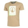 Wild Layer Camiseta De Manga Corta Hombres-Beige,Verde Neón