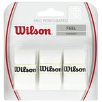 Sobregrips Wilson Wilson Pro Overgrip Perforated Pack De 3-Blanco