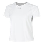 Ropa Under Armour Under Armour Velociti Pro  Camiseta de running Mujeres-blanco, plateado