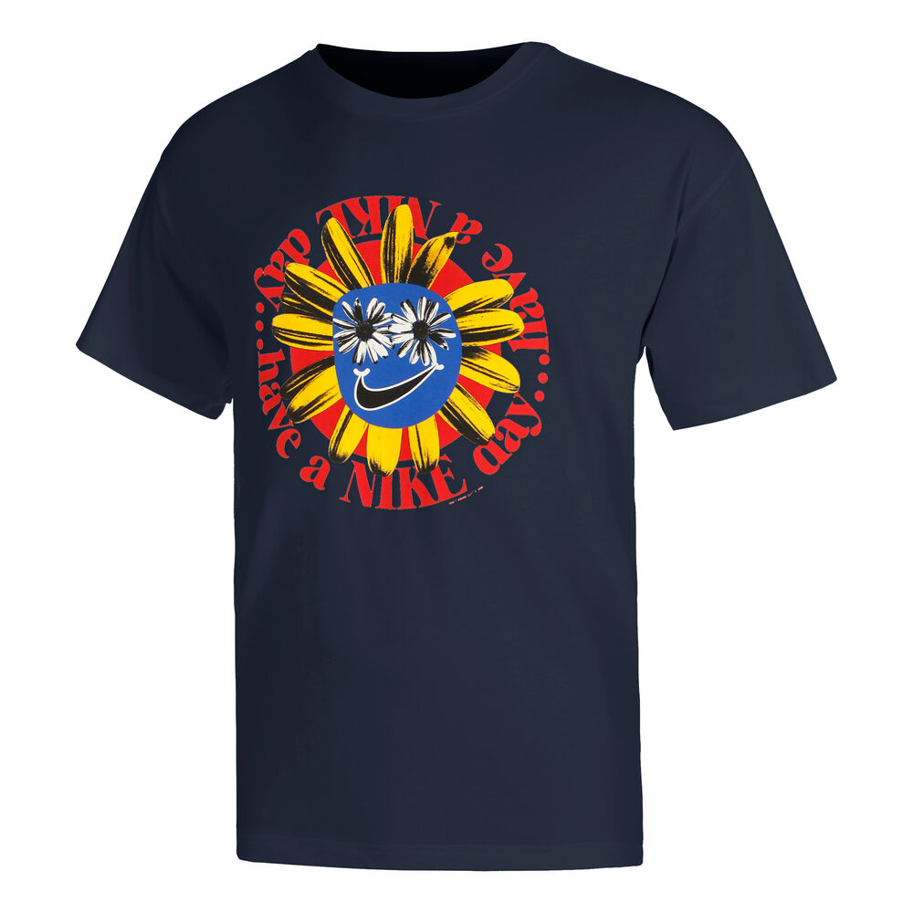 Nike Have A Nice Day Camiseta De Manga Corta Hombres-Azul Oscuro