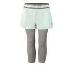 Ropa BIDI BADU BIDI BADU Kara Tech Pantal&oacute;n corto con malla Mujeres - turquesa, gris