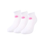 Ropa BIDI BADU BIDI BADU Leana No Show Tech Calcetines Deporte Pack De 3 Mujeres-Blanco,Rosa