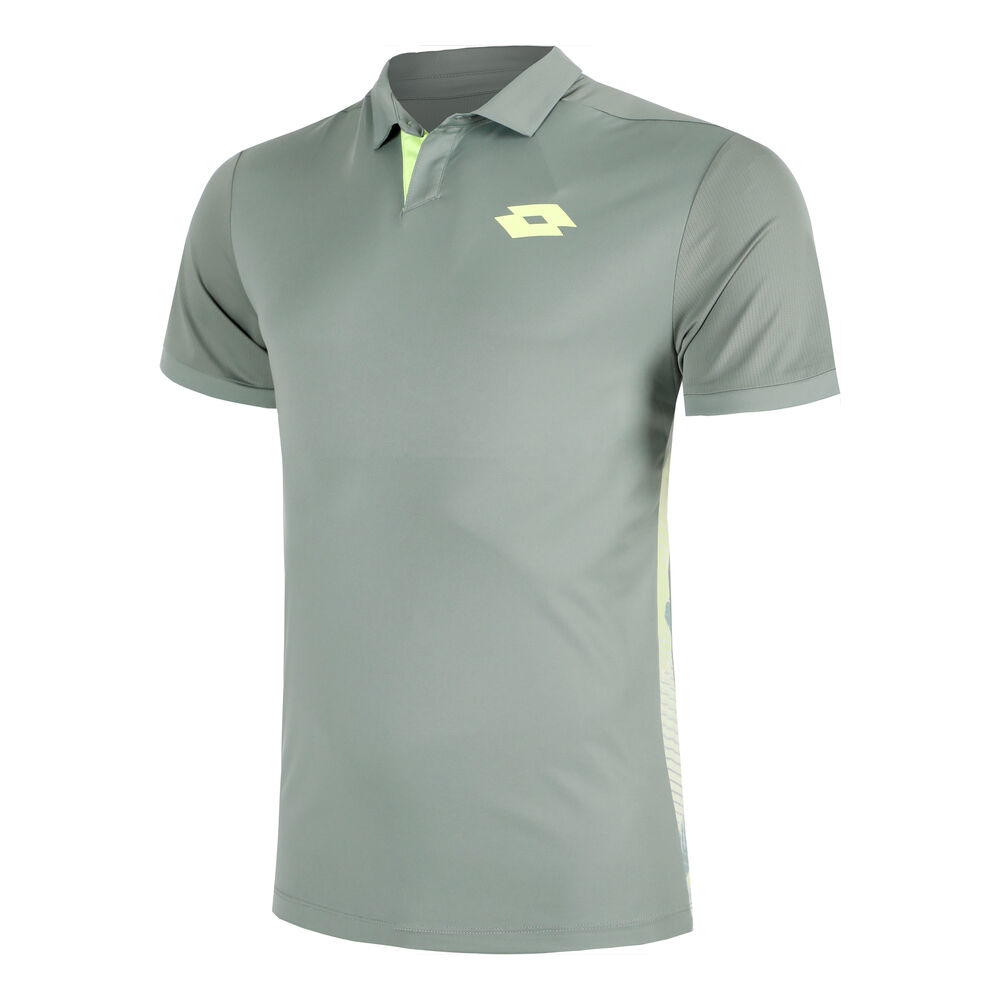 Lotto Tech IV D1 Polo Hombres-Gris