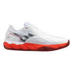 Zapatillas de tenis Mizuno Mizuno Wave Enforce Court Zapatilla tierra batida Hombres - blanco, rojo