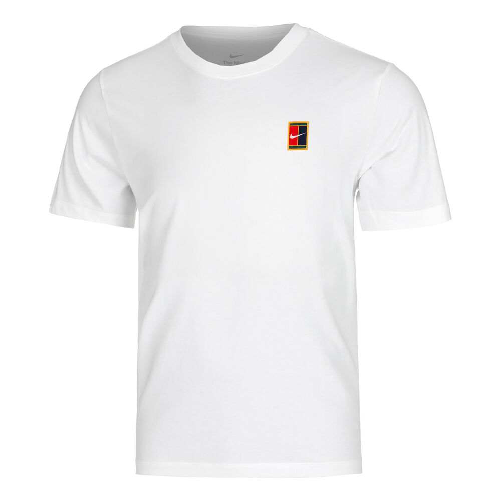 Nike Court Tee Max 90s Original Content Camiseta De Manga Corta Hombres-Blanco