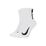 Ropa Nike Nike Multiplier Calcetines Para Correr Pack De 2-Blanco,Negro