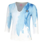 Ropa De Tenis BIDI BADU Watercolour V-Neck Longsleeve