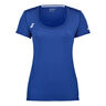 Play Cap Sleeve Camiseta De Manga Corta Mujeres-Azul