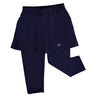 Fashion Falda con malla Mujeres - azul oscuro, blanco