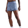 Swift 2in1 Pantalones cortos Mujeres - azul-gris, plateado