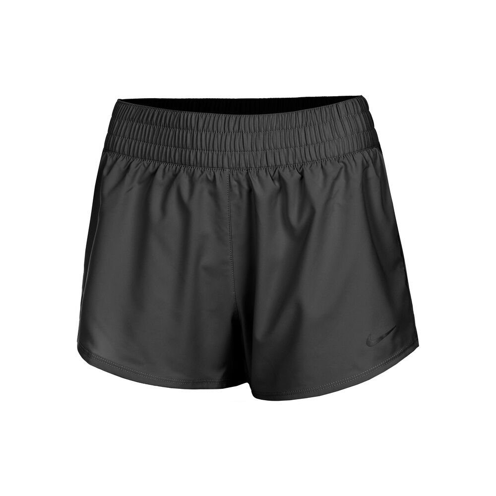 Nike Dri-Fit One Mid Rise 3In Shorts Mujeres - Negro