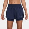 One Dri-Fit Mid Rise 3In 2N1 Shorts Mujeres-Azul Oscuro