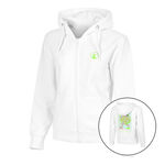 Ropa Quiet Please Quiet Please Wild Collage Zip Sudadera Con Cremallera Mujeres-Blanco,Multicolor